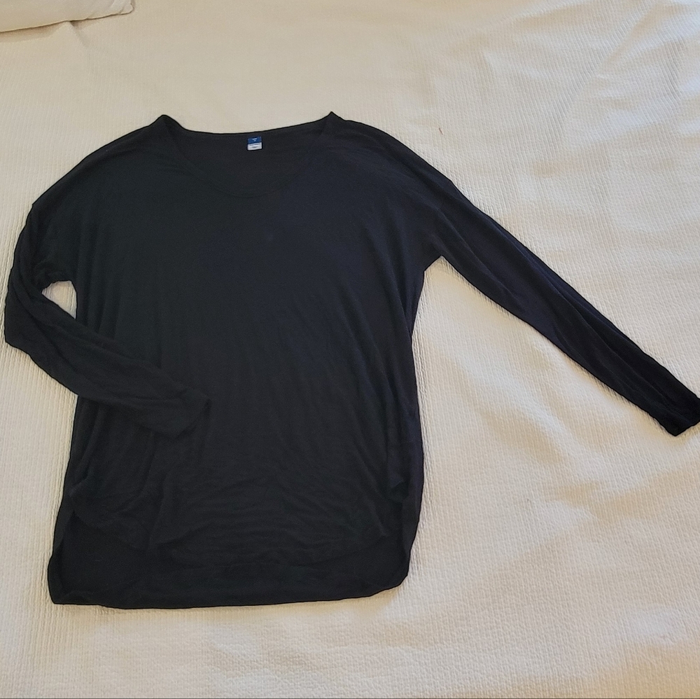 Old Navy Luxe Black Top